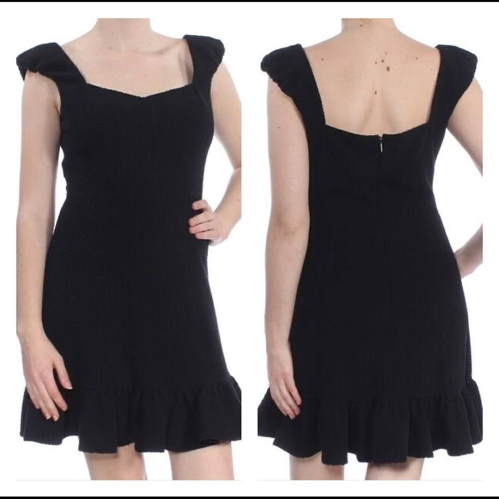 Rebecca Taylor Fit & Flare Little Black Dress Size 12 New